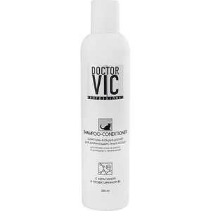 Doctor VIC шампунь-кондиционер с кератин. и провит. В5 для дл/ш кошек, 250мл